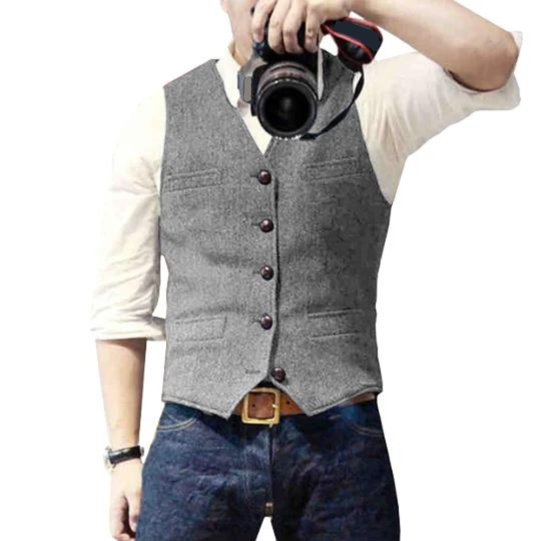 Luigi™ - Smart men's vest for a refined look