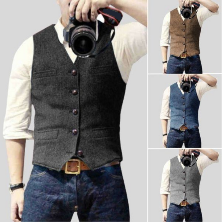 Luigi™ - Smart men's vest for a refined look