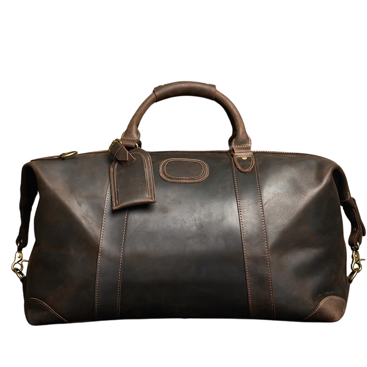 EliteCraft Genuine Leather Travel Bag