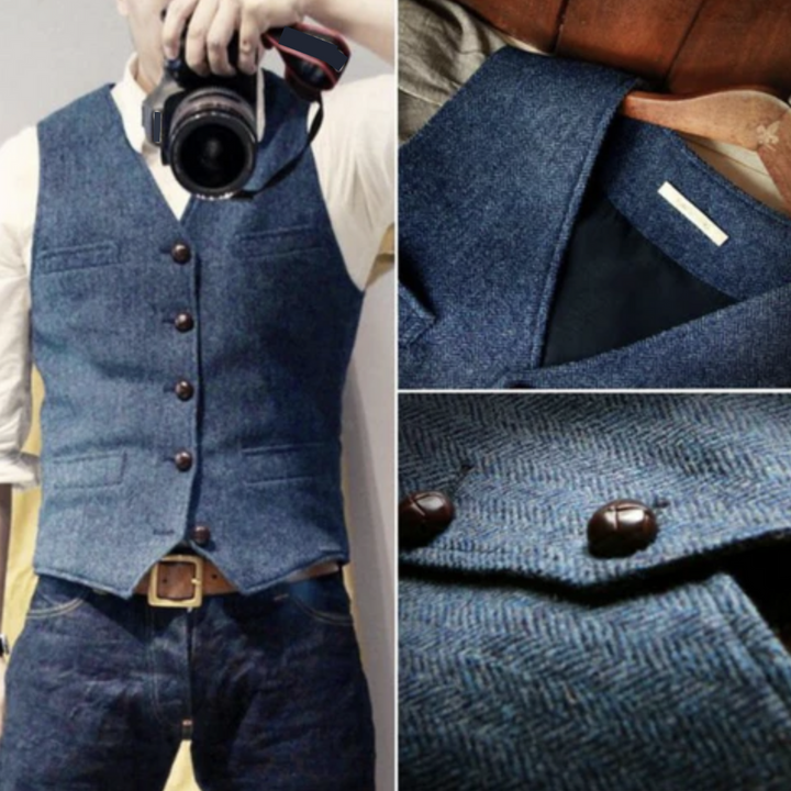 Luigi™ - Smart men's vest for a refined look