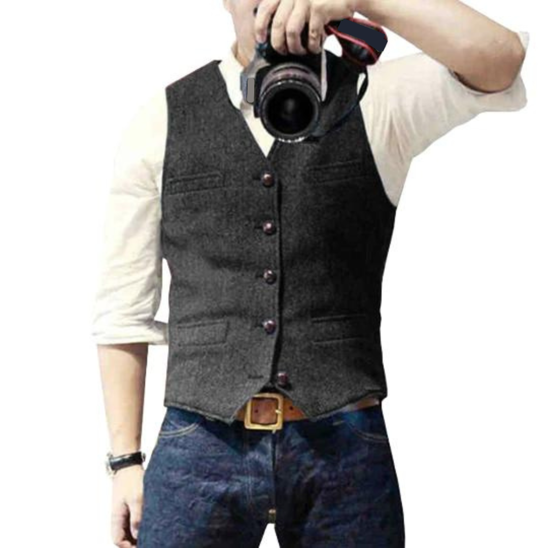 Luigi™ - Smart men's vest for a refined look