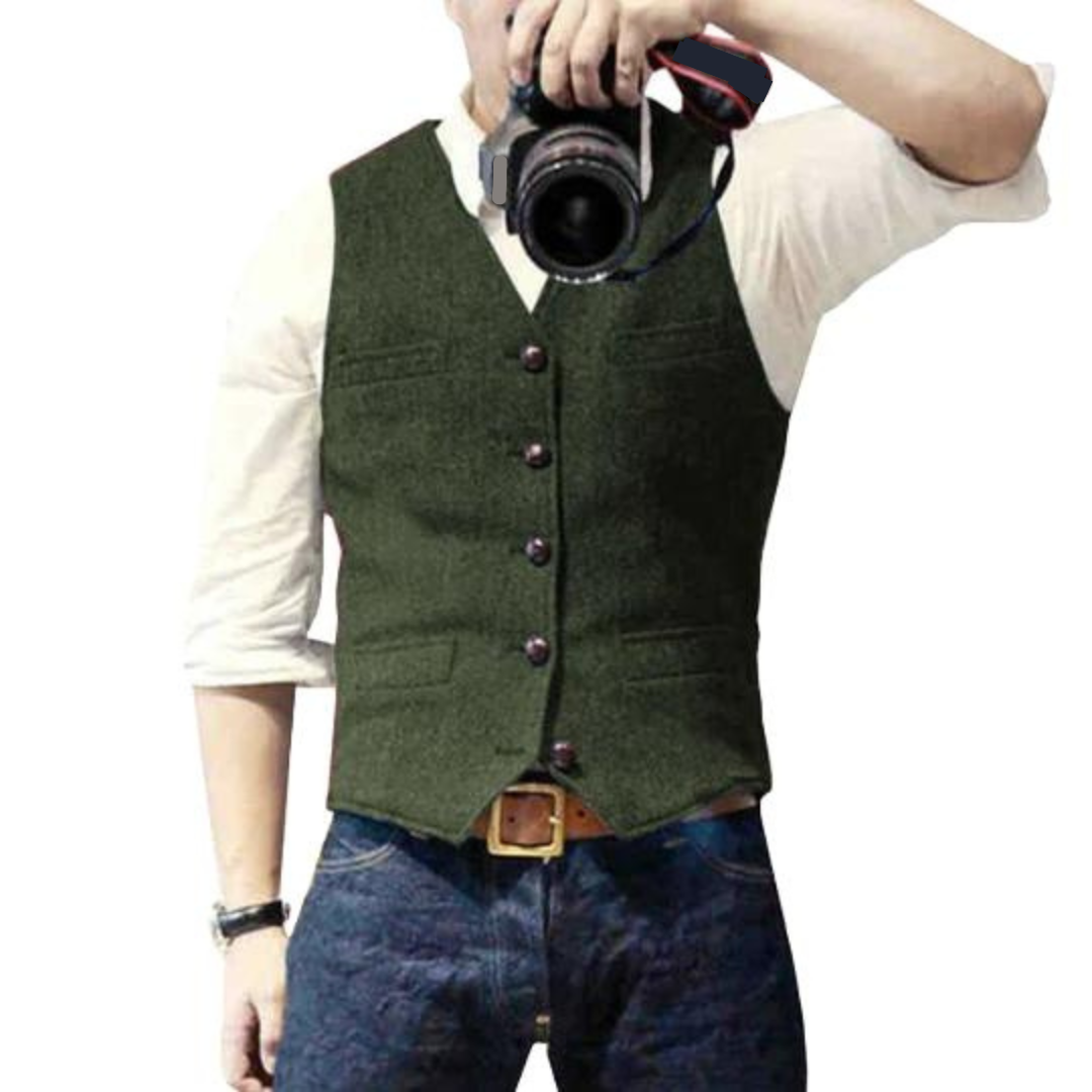 Luigi™ - Smart men's vest for a refined look