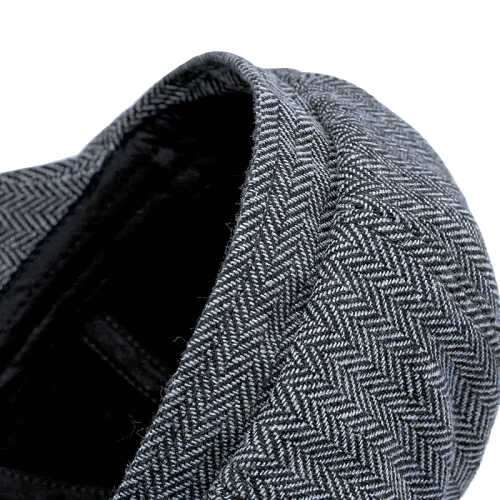 Classy Men Grey Vintage Newsboy Cap
