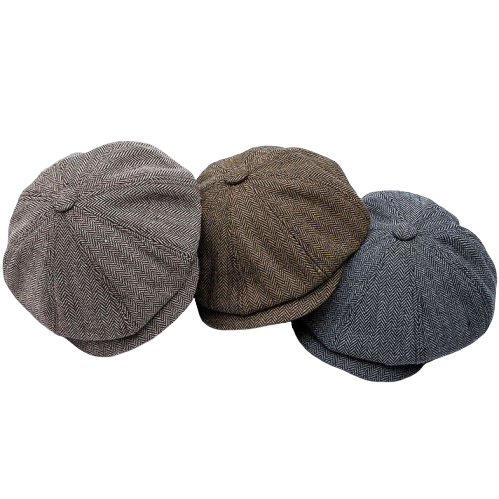 Classy Men Grey Vintage Newsboy Cap