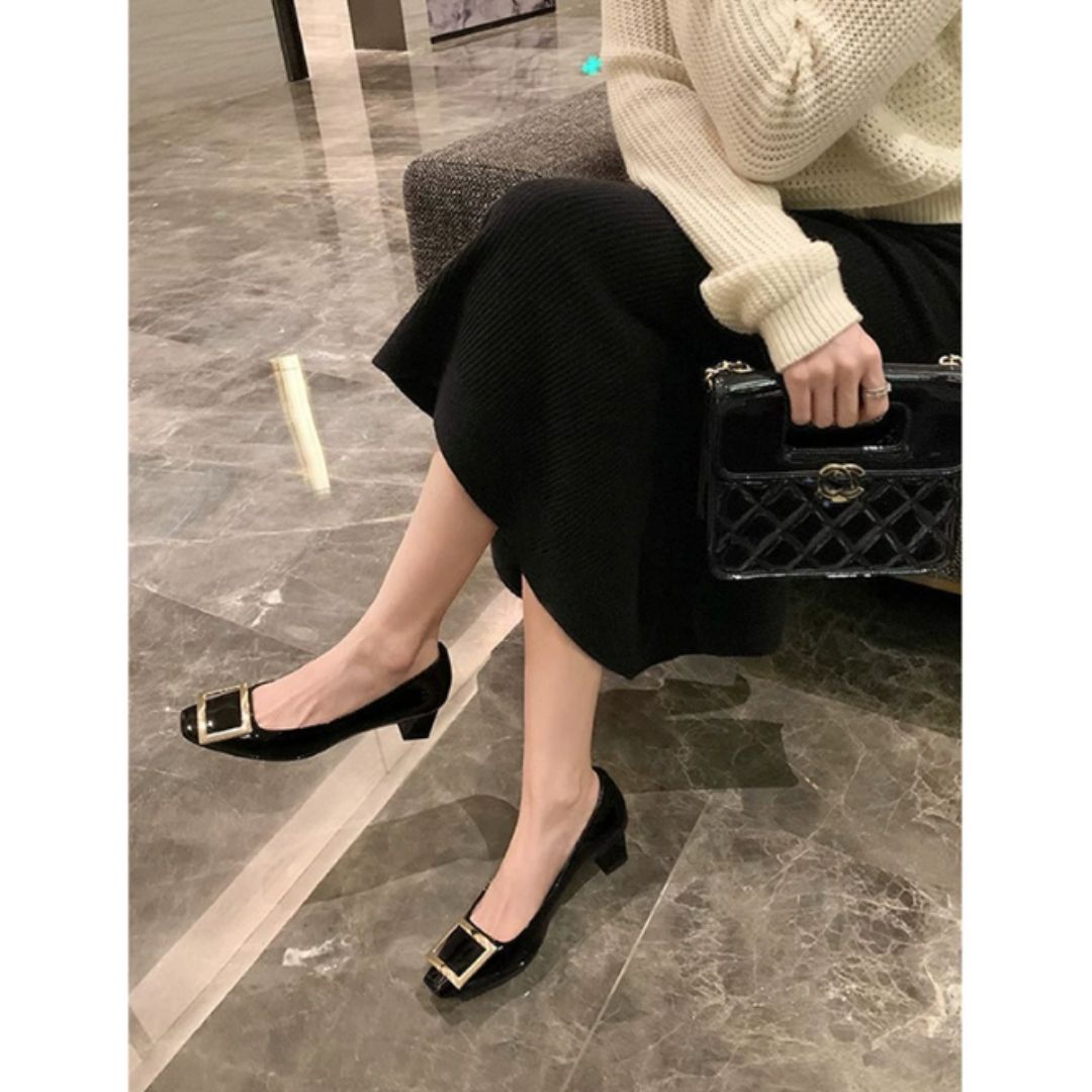 Teona™ | Elegantes sandalias con punta cuadrada y tacón mediano