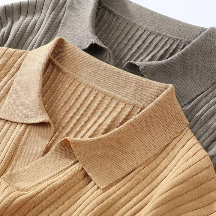 Polo Lyocell Blend - Rib Placket And Keeps Neat Shape