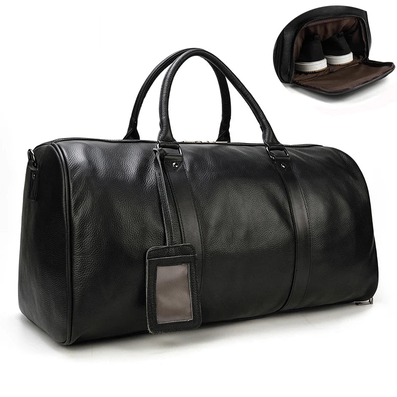 Newbirds Genuine Leather Travel Bag